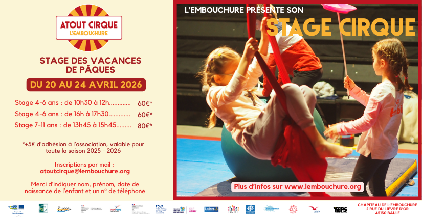 Stage de cirque "Atout cirque" à Baule