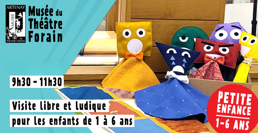 "Petite enfance" : Visite libre et ludique pour les enfants de 0 à 6 ans au Musée du Théâtre Forain à Artenay