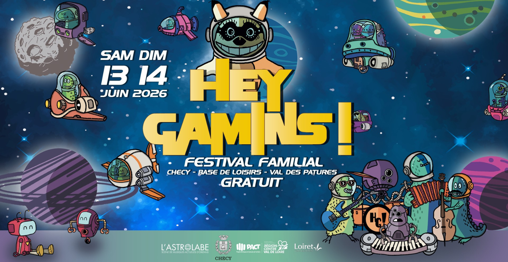 Festival Hey Gamins à Chécy : le festival des enfants de l’agglo orléanaise
