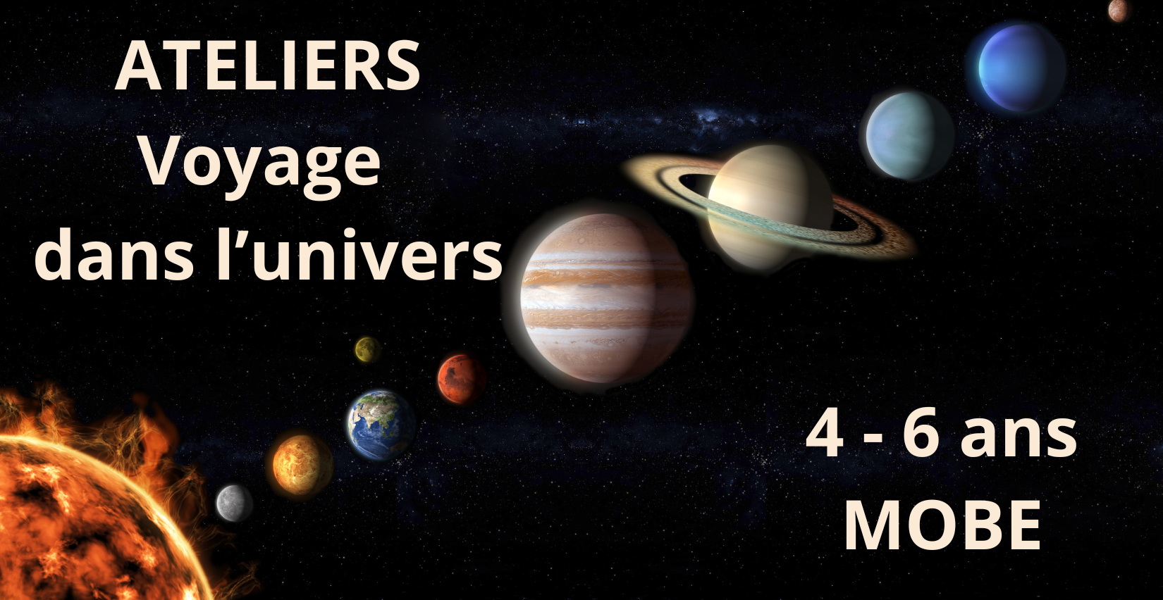 Voyage dans l'univers : atelier pour les 4-6 ans au MOBE (Muséum d'Orléans)