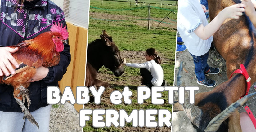 Atelier baby et petit fermier (3-9 ans) avec la Ferme Bonnet d'Âne et Cerf Volant