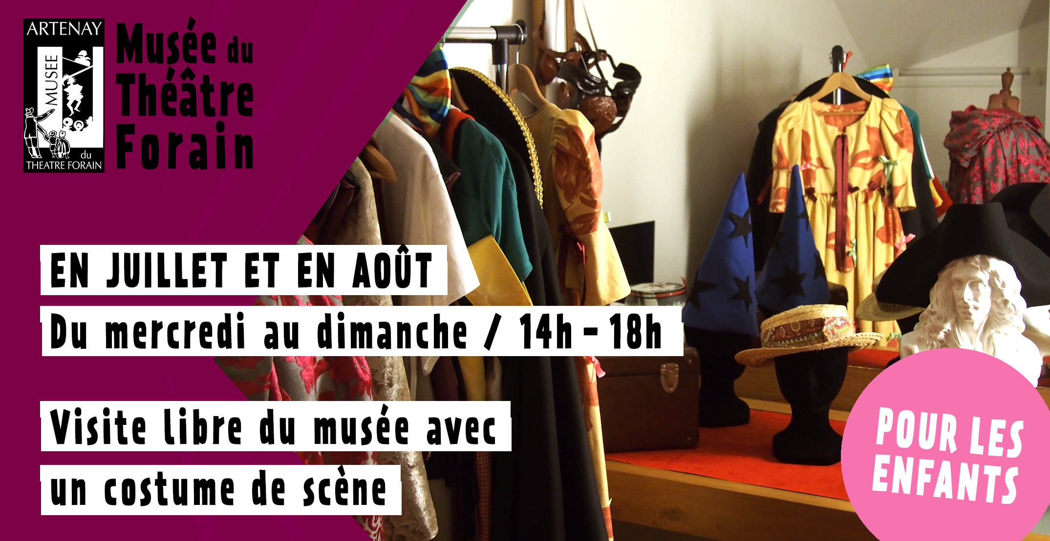 Visite libre du musée en costume de scène - Musée du Théâtre Forain à Artenay