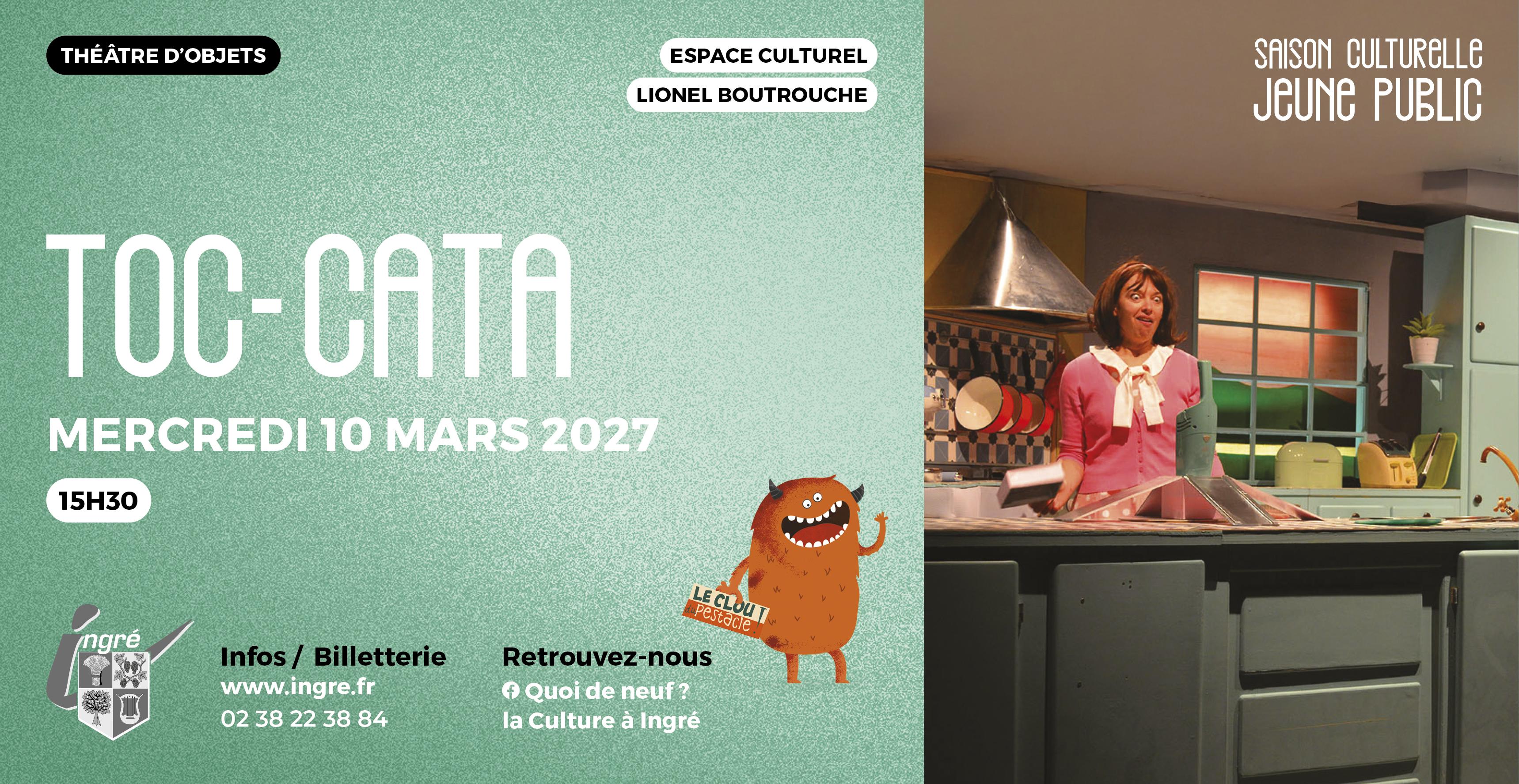 "Toc-cata", théâtre d'objets jeune public à Ingré