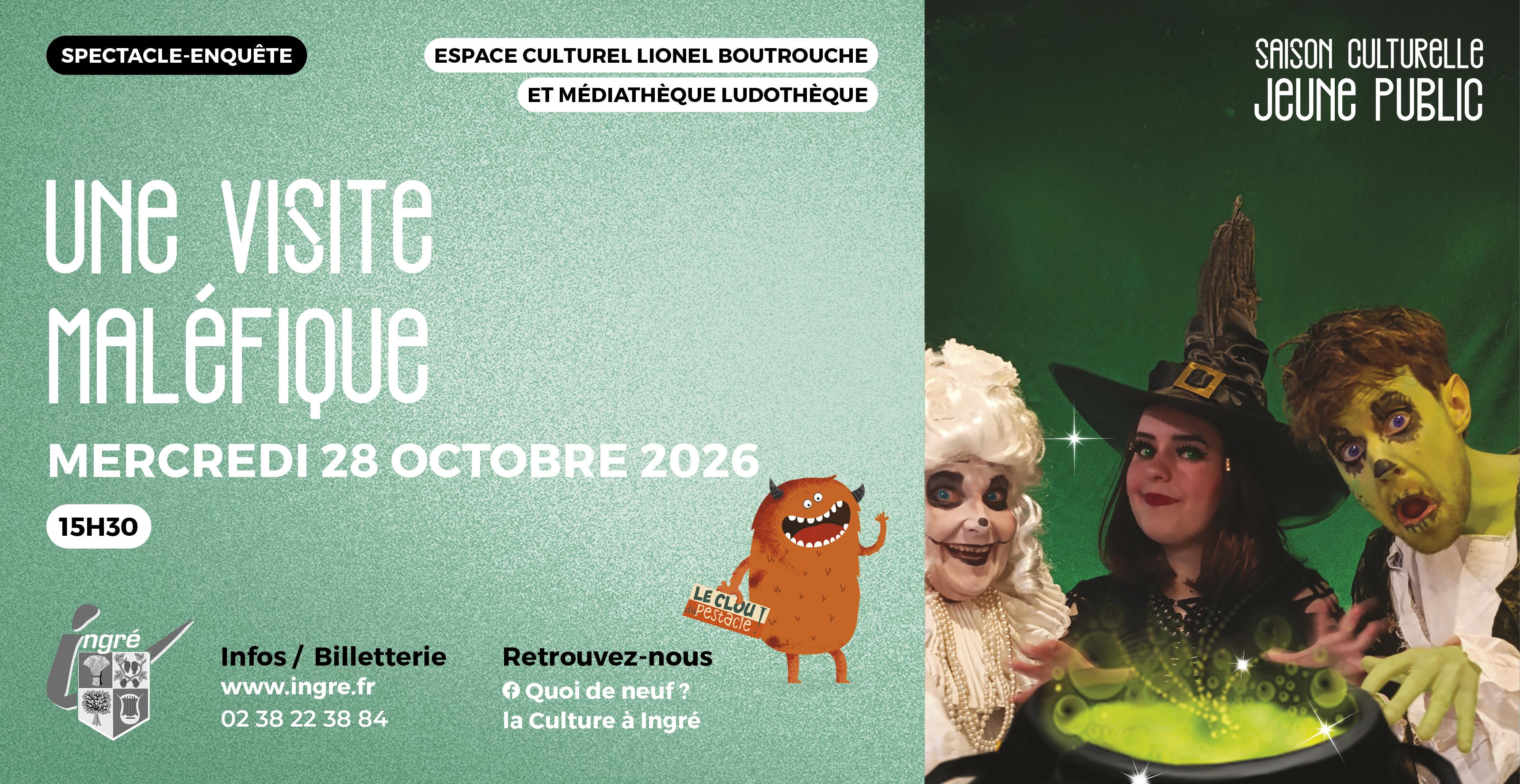 "Une visite maléfique", spectacle-enquête jeune public à Ingré