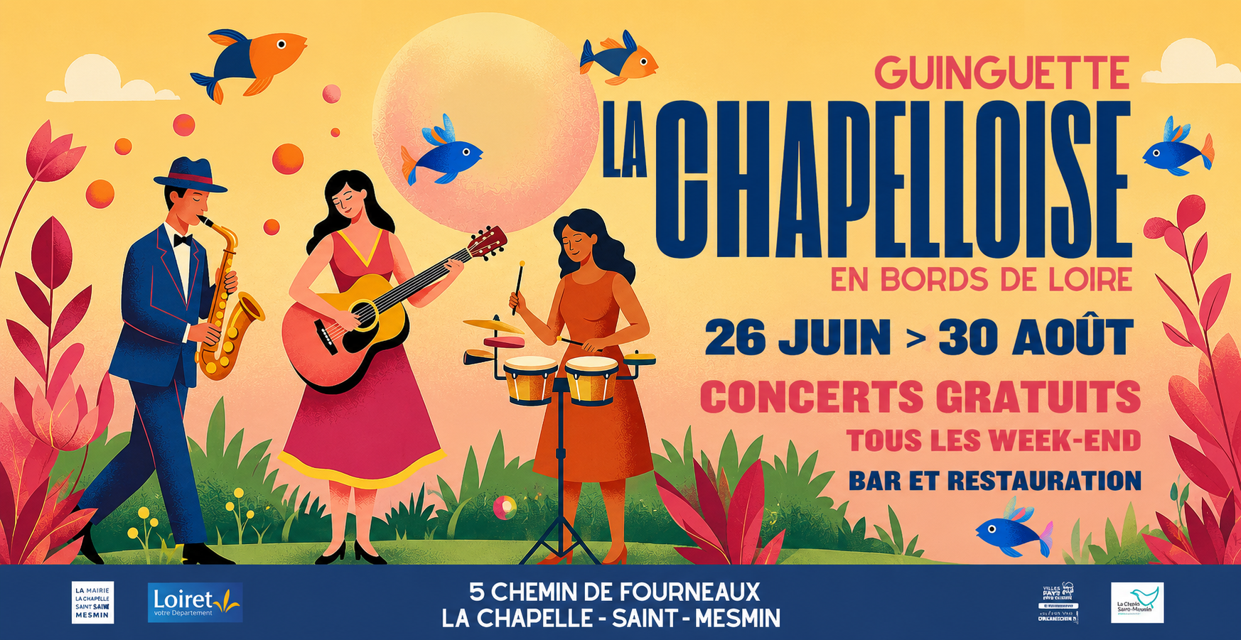 La Chapelloise : guinguette festive à La Chapelle-Saint-Mesmin