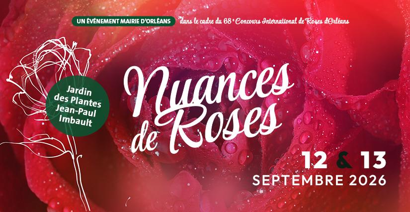 Nuances de Roses au Jardin des Plantes d'Orléans