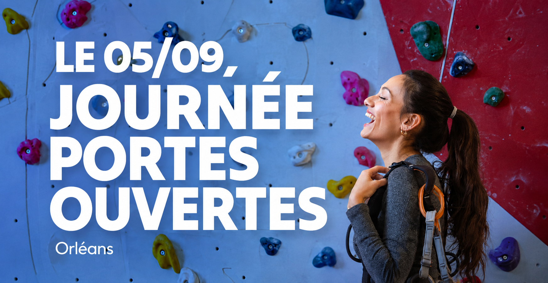 Journée Portes Ouvertes : découvrez l’escalade gratuitement chez Climb Up Orléans