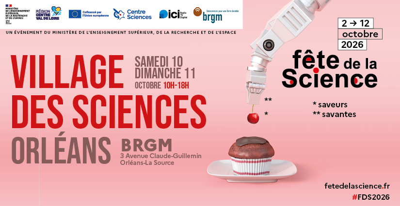 Village des sciences d'Orléans au BRGM : un week-end d'expériences en famille