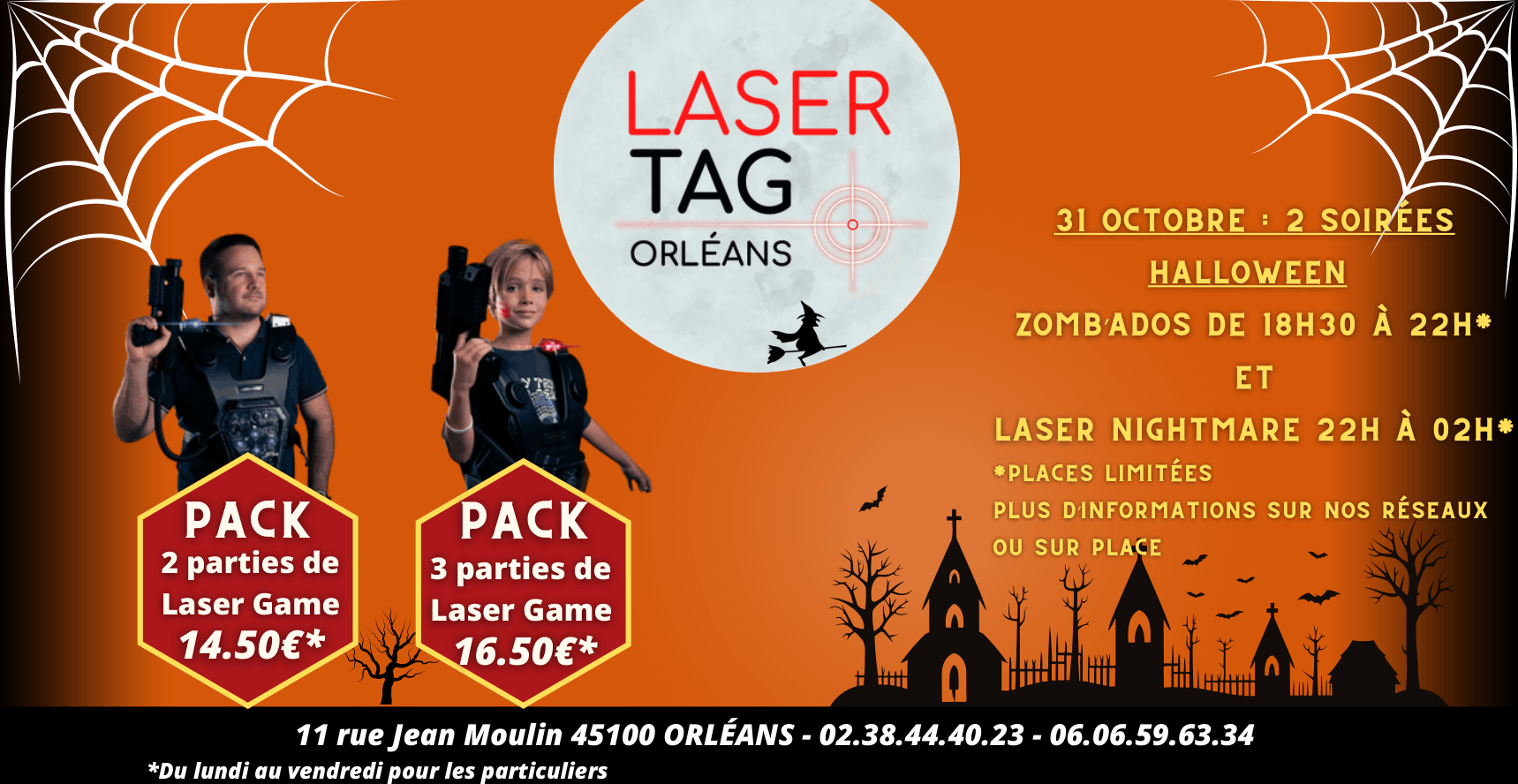 Vacances de Toussaint Chez Laser Tag Orléans