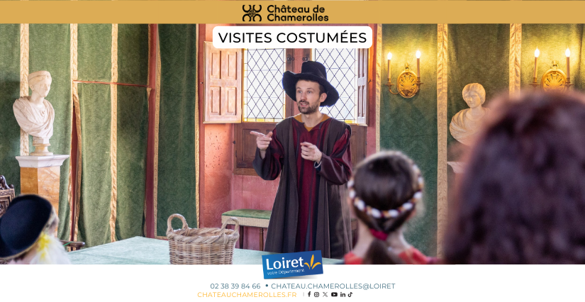 Visite costumée des vacances de Noël au Château de Chamerolles