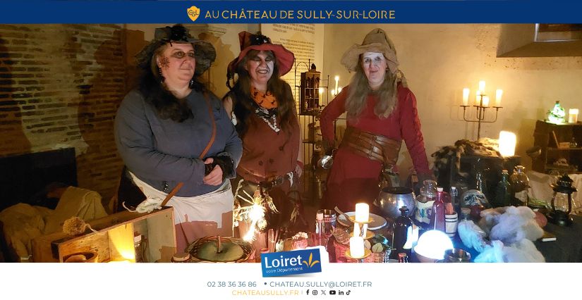 Les Journées des Sorciers au Château de Sully-sur-Loire