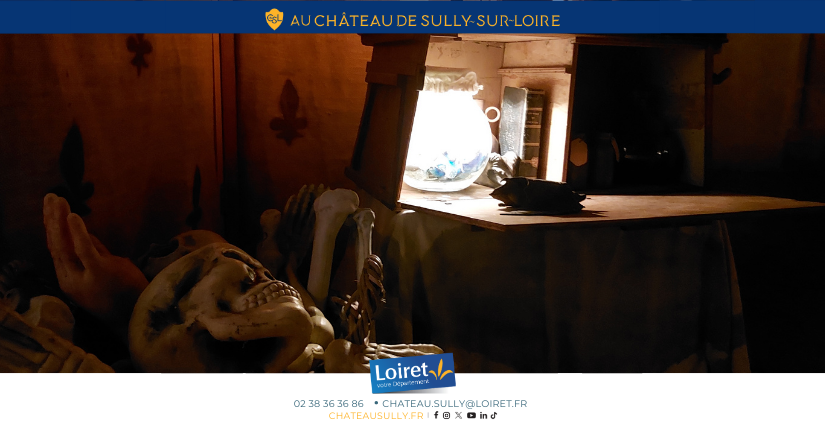 "Tricornes et Sortilèges", parcours scénographique pendant les vacances de la Toussaint au Château de Sully-sur-Loire