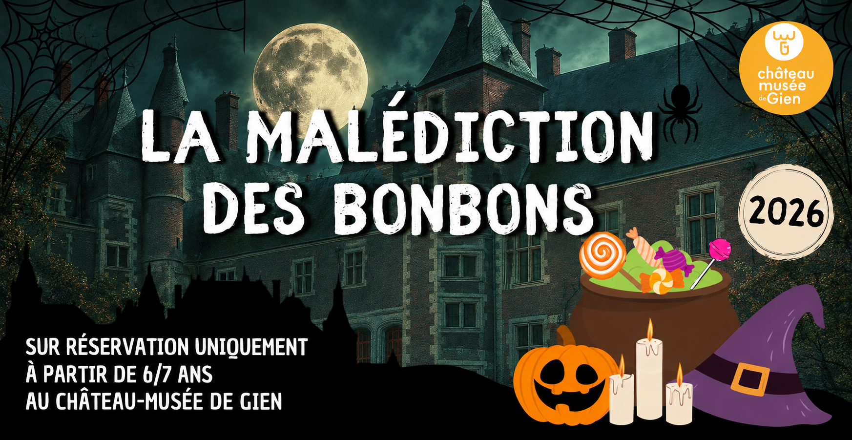Visite animée "La malédiction des bonbons" au château-musée de Gien