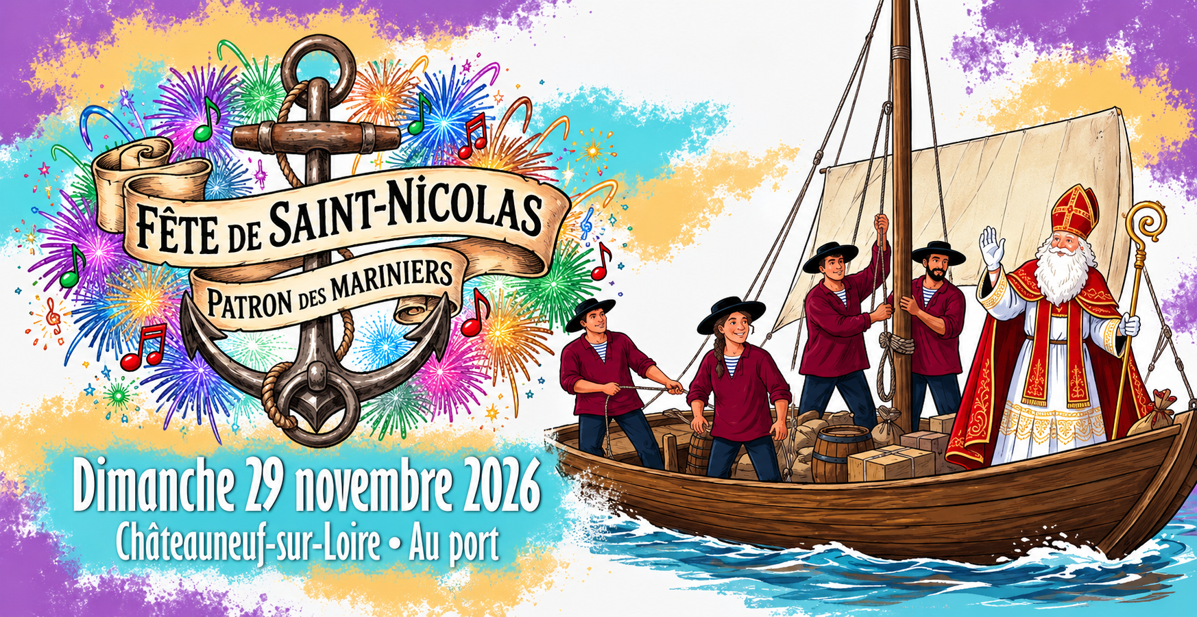 Fête de Saint-Nicolas à Châteauneuf-sur-Loire