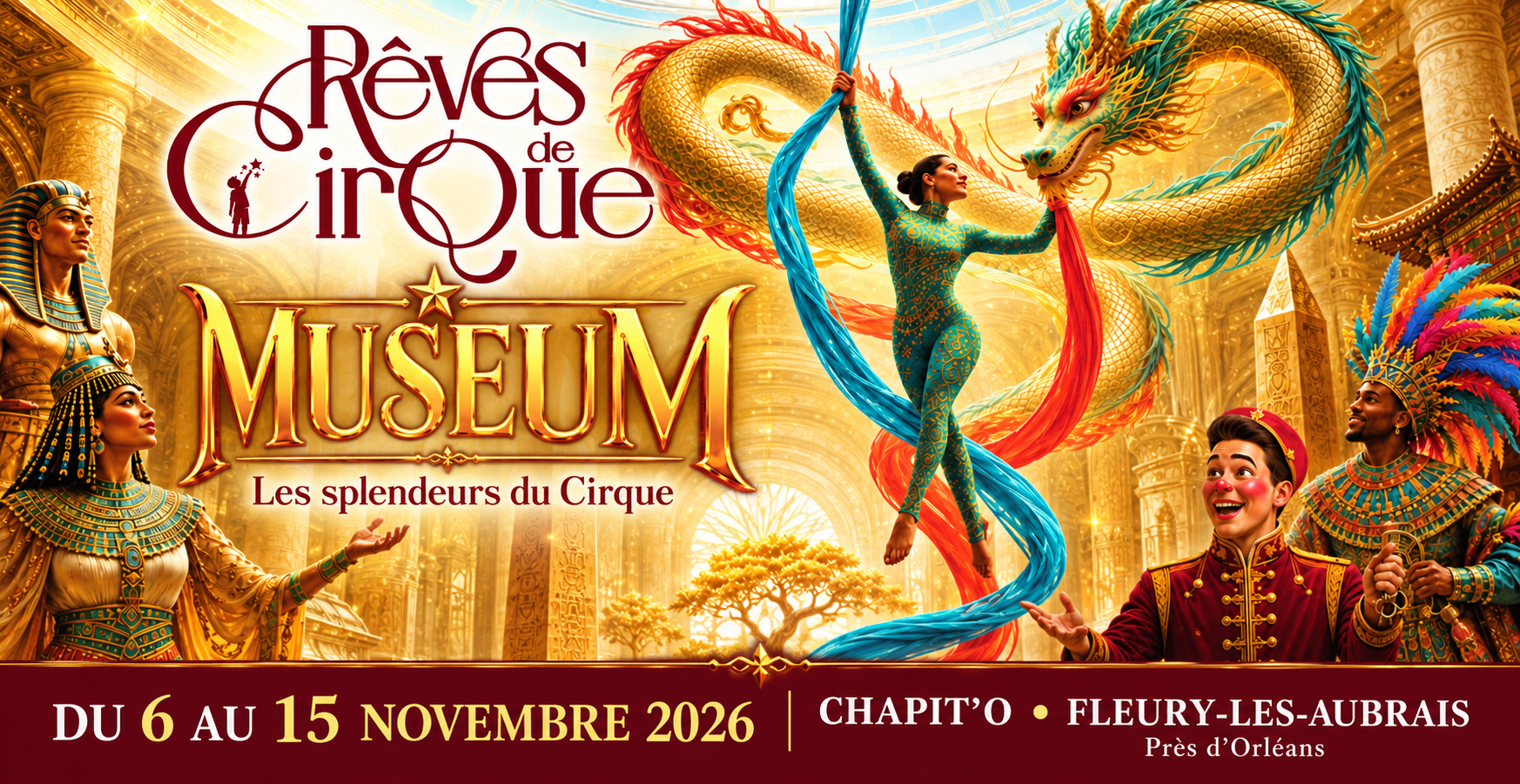 MUSEUM – Les splendeurs du Cirque : Rêves de Cirque au Chapit'O, près d’Orléans