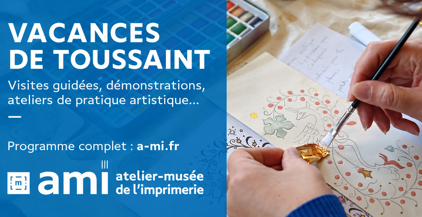 Vacances de Toussaint à l’Atelier-Musée de l’Imprimerie à Malesherbes