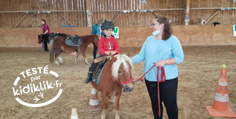 Baby -poney : Découverte poney parent-enfant au Haras du Val de Loire à Saint-Denis-en-Val (près d'Orléans)