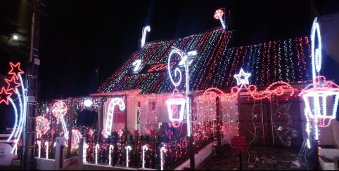 Maison illuminée de Saint-Ay entre Orléans et Beaugency