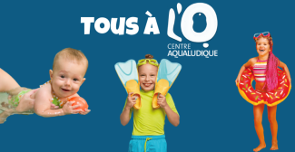Bébés nageurs, jardin aquatique et cours de natation au centre aqualudique L'O