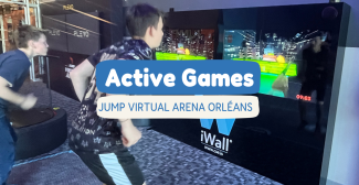 Les actives Games au Jump Virtual Arena Orléans : Pleyo, iWall et MultiBall ! Place à une nouvelle génération de jeux interactifs et physiques !