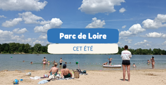 Un été au Parc de Loire : baignade, jeux, nature et détente à Orléans