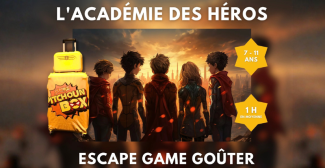 Escape game anniversaire à domicile : L’Académie des Héros avec L’Épicerie du Geek à Orléans