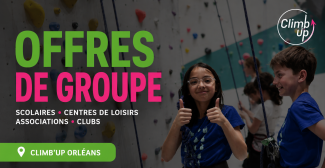 Climb Up Orléans-Saran : des activités d'escalade pour les groupes d'enfants